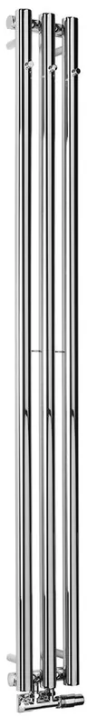 Jen Po Omezenou Doba Sapho PILON otopné těleso 196x1800mm, se třemi háčky pro ručník, chrom IZ126T