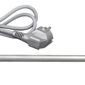 Výprodej Aqualine Elektrická topná tyč s termostatem, rovný kabel, 400 W, chrom LT67444