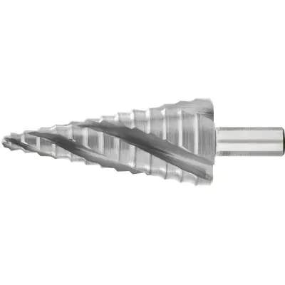 Sleva Stupňovitý vrták HSS 4násobná spirálová drážka 4 - 20 mm EXACT 7052