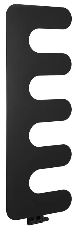 Zlevněný Sapho EVOLLA otopné těleso 490x1390 mm, černá mat MI1400