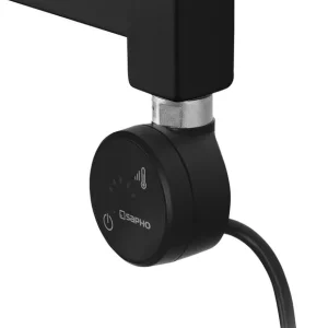 Finální Výprodej Sapho MOA topná tyč s termostatem a bluetooth, 600 W, černá MOA-B-600
