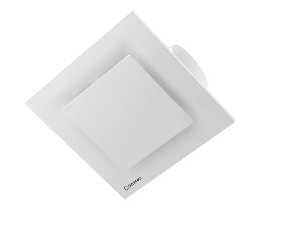 Sezónní Sleva Sapho TECTO stropní ventilátor axiální, 20W, potrubí 100mm, bílá TC201