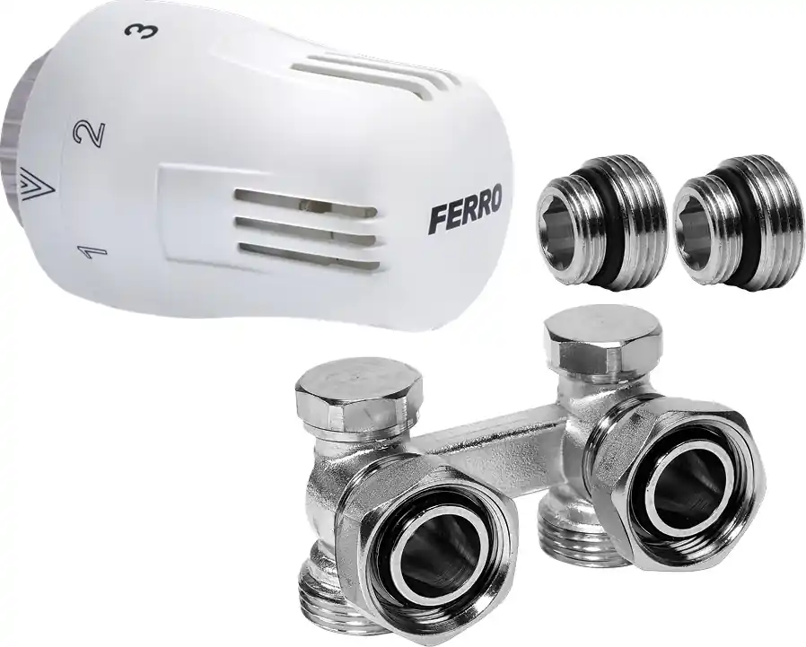 Sada s termostatem spodní rohová 1/2" ZTV02 Cenově Výhodný