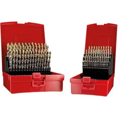 Akce Sada spirálových vrtáků 1-10 mm x0,1 A002 v boxu 118G, typ N 4xD 91 ks Tin Tip A095209 Dormer 86008319