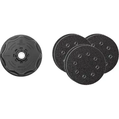 Autentický Sada brusných kotoučů, kulatých děrovaných, průměr 115 mm, Fein 7 ks StarlockPlus 63806195210