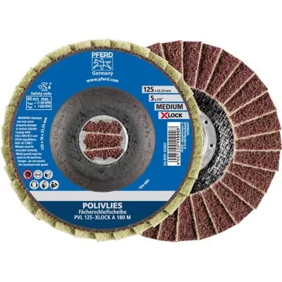 Rychlé Dodání Lešticí plstěný kotouč PVL A 115mm 240 jemná zrnitost Pferd 44694203