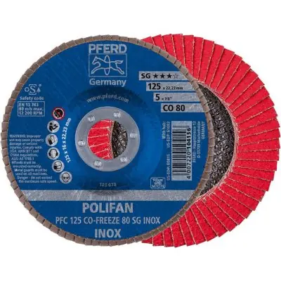 Lamelový brusný kotouč COFREEZE vypouklý 125mm K80 Pferd 67712580 Top Prodej