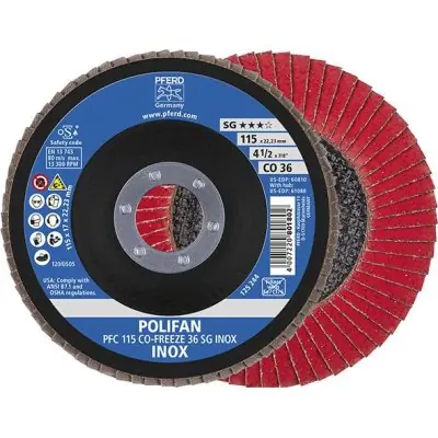 Lamelový brusný kotouč COFREEZE vypouklý 115mm K36 Pferd 67711536 Sleva