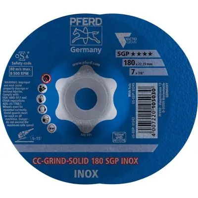 Poslední Šance Brusný kotouč CC-Grind Solid SGP INOX 180 mm PFERD 64189180