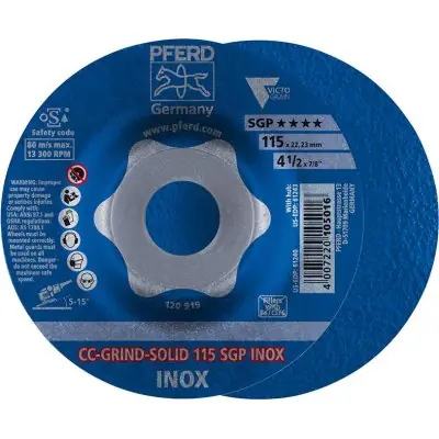 Brusný kotouč CC-Grind Solid SGP INOX 115 mm PFERD 64189115 Zlevněný