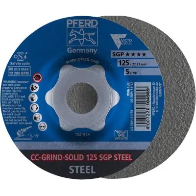 Poslední Šance Brusný kotouč CC-Grind Solid SGP STEEL 125 mm PFERD 64187126