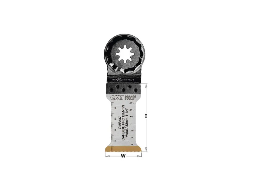 CMT Starlock Ponorný pilový list BIM TiN s dlouhou životností, na kov - 32 mm Vrácení Zdarma