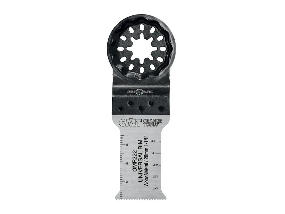Cenově Výhodný CMT Starlock Ponorný pilový list BIM s dlouhou životností, na dřevo a kov - 28 mm