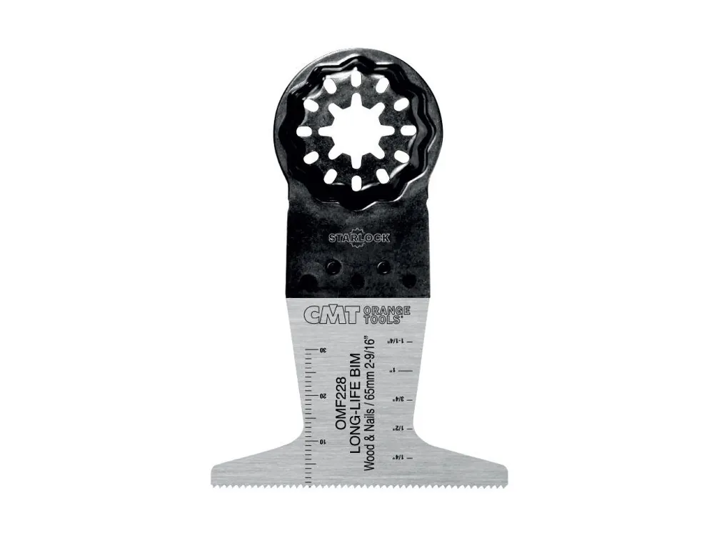 Levný CMT Starlock Ponorný pilový list BIM s dlouhou životností, na dřevo a hřebíky - 65 mm, 5ks