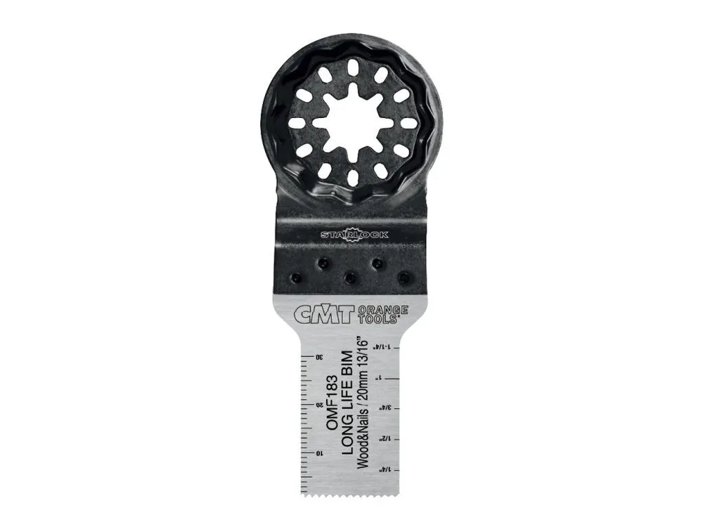 CMT Starlock Ponorný pilový list BIM s dlouhou životností, na dřevo a hřebíky - 20 mm, 5ks Top Prodej