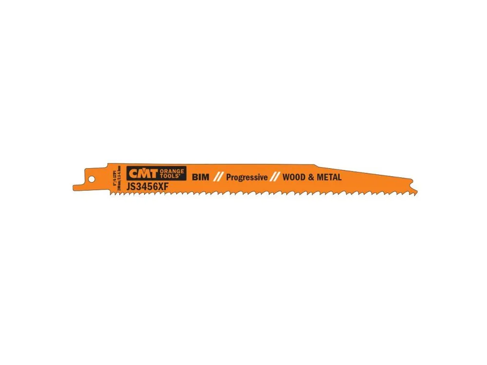 Zlevněný CMT Pilový plátek do pily ocasky BIM Progressive Wood-Metal 3456 XF - L200, I180, TPI6-12 (bal 5ks)