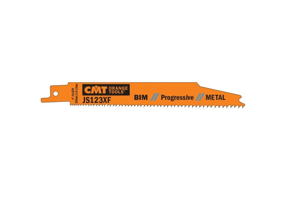 CMT Pilový plátek do pily ocasky BIM Progressive Metal 123 XF - L150, I130, TPI8-14 (bal 5ks) Super Cena