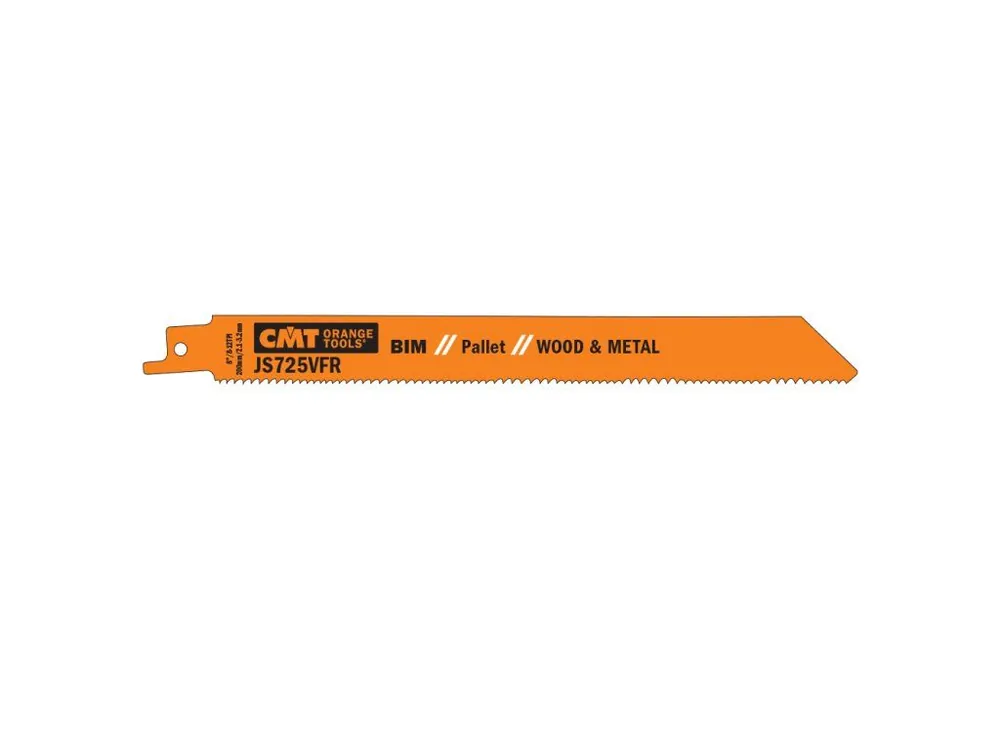 CMT Pilový plátek do pily ocasky BIM Pallet Wood-Metal 725 VFR - L200, I180, TPI8-12 (bal 5ks) Výhodná Nabídka