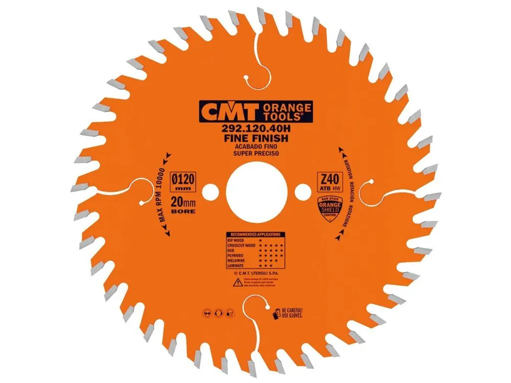 Zlevněný CMT Orange Pilový kotouč pro elektronářadí, finální řez - D160x2,2 d30 Z40 HW