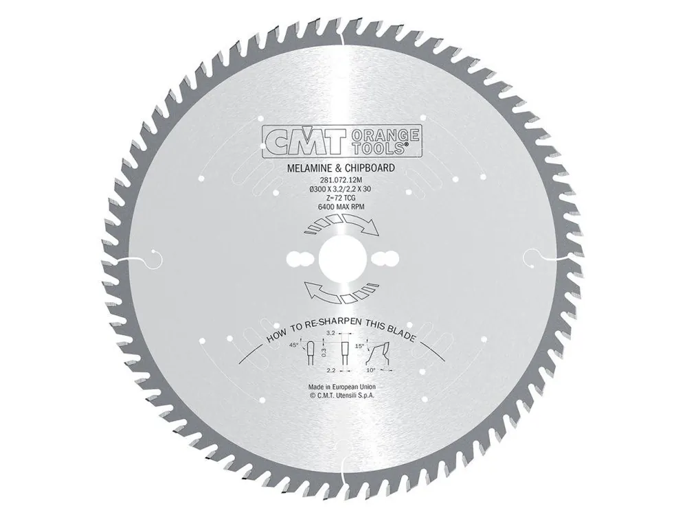 CMT Industrial Pilový kotouč na lamino a DTD - D220x3,2 d30 Z64 HW Originální