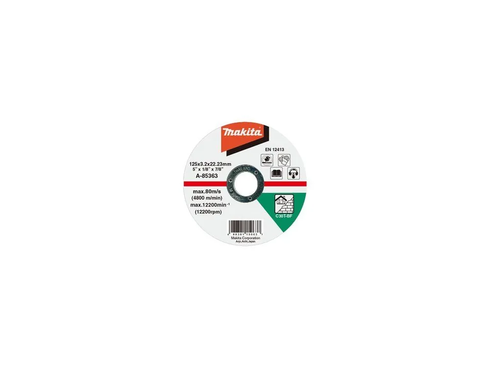 Makita A-85363 125x3x22 mm řezný kotouč na kámen Super Cena