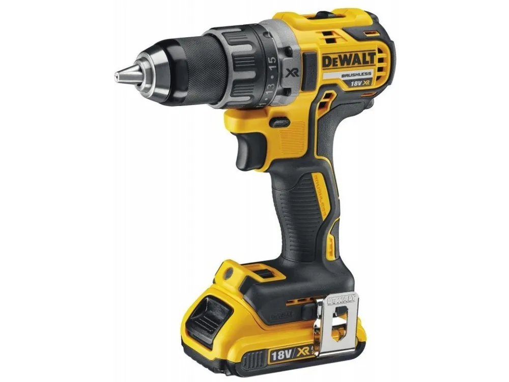 Akce DeWalt DCD791D2 Aku bezuhlíková vrtačka 18V, 2x2Ah, nabíječka, Tstak