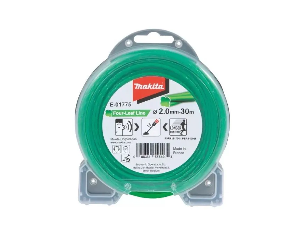 Akce MAKITA E-01775 Struna nylonová speciální pro aku stroje 2,0mm, zelená, 30m