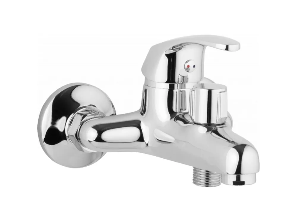 JB Sanitary vanová nástěnná baterie SLIM A10 46 00 rozteč 100 mm, s otočným přepínačem Nízká Cena