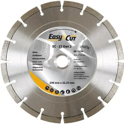 Super Cena Diamantový dělicí kotouč EC-21.2 115x2,1x12x22,23 mm CEDIMA 10004731