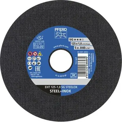 Dělicí kotouč, rovný A24RSG-INOX 178x2,5mm PFERD EHT178-2,5A24RSG -INOX Přímo Od Výrobce