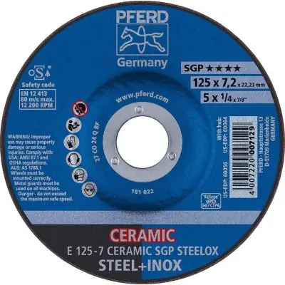 Hrubovací kotouč, prohnutý CO24QSG 115x7,2mm PFERD 62211300 Oblíbený
