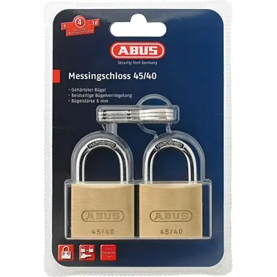 Visací zámek, mosazný Twins SB ABUS 11824 1 Kup Teď