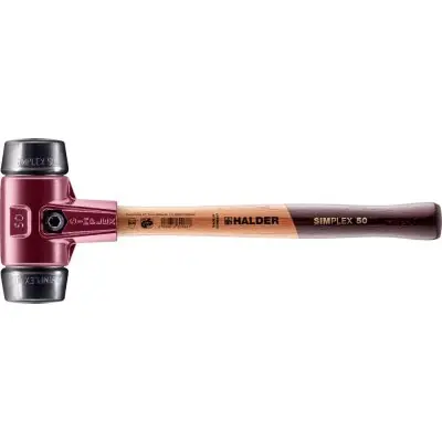 Expresní Doručení Kladivo s měkkým čelem SIMPLEX pryž 50mm HALDER 3002.050