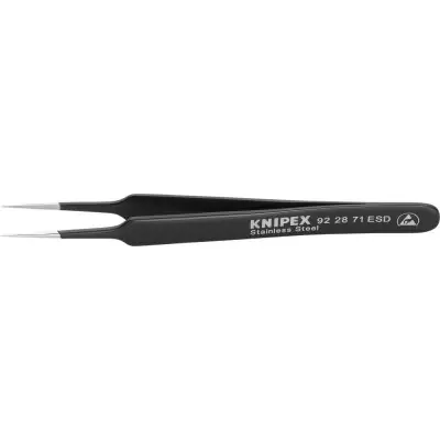 Vrácení Zdarma Pinzeta ESD jehlový tvar 110mm černá KNIPEX 92 28 71 ESD