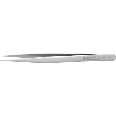 Pinzeta, přesné provedení, nerez, s hroty 115mm KNIPEX 92 22 07 Aktuální