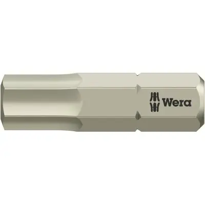 Bit nerez 1/4" DIN3126C6,3 vnitřní 6-hran, 6x25mm Wera 3840/1 TS 6,0x25 Nejprodávanější