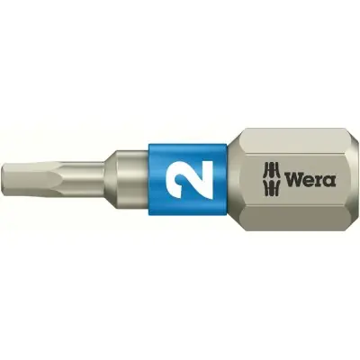 Přímo Od Výrobce Bit nerez 1/4" DIN3126C6,3 vnitřní 6-hran, 2x25mm Wera 3840/1 TS 2,0x25