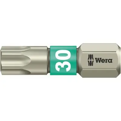 Bit nerez 1/4" DIN3126C6,3 T30x25mm Wera 3867/1 TS TX 30x25 Nejprodávanější