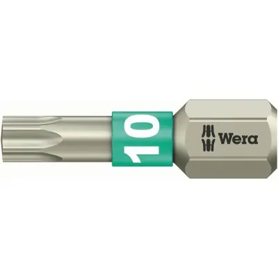 Bit nerez 1/4" DIN3126C6,3 T10x25mm Wera 3867/1 TS TX 10x25 Sleva