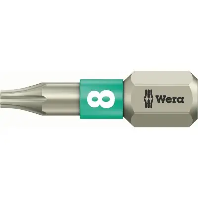 Bit nerez 1/4" DIN3126C6,3 T8x25mm Wera 3867/1 TS TX 8x25 Nejprodávanější