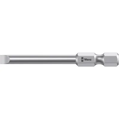 Bit tvrdý 1/4" DIN 3126 E6,3 plochý 8 x 1,2 x 50 mm Wera 800/4Z1,2X8  X50 Novinka