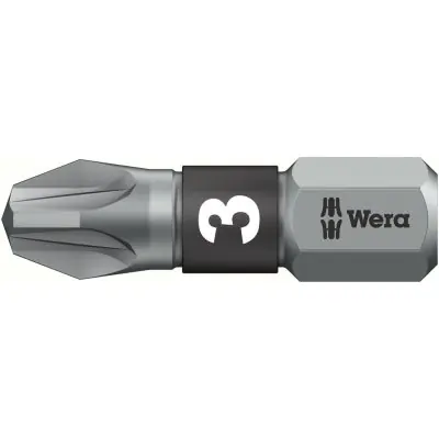 Výprodej Bit BiTorsion tvrdý typ 1/4" DIN3126C6,3 PZ3x25mm Wera 05056724001