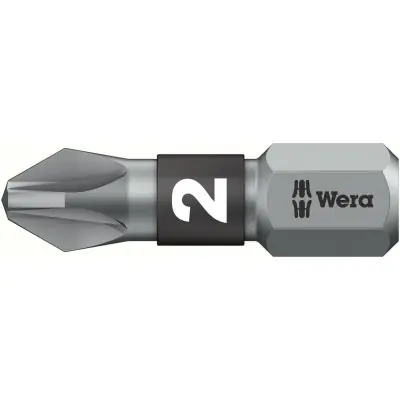 Zlevněný Bit BiTorsion tvrdý typ 1/4" DIN3126C6,3 PZ2x25mm Wera 05056722001