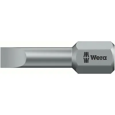 Bit Torsion 1/4" DIN 3126 C6,3 plochý 4,5 x 0,6 x 25 mm Wera 05056210001 Výprodej