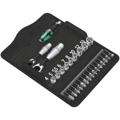 Autentický Sada nástrčné klíče Kraftform Kompakt Zyklop Mini 2 in Textil-Box Wera 05135918001