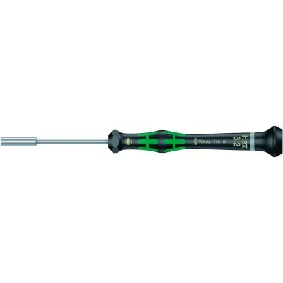 Autentický Šroubovák s nástrčným klíčem 6-hran pro elektroniku 3,2x mm Wera 2069 3,2