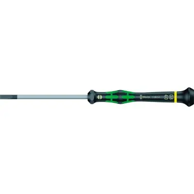 Nejlepší Volba Plochý šroubovák pro elektroniku 4 x 0,8 x 80 mm Wera 2035 0,8 x4 x 80