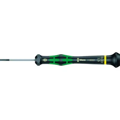 Zlevněný Plochý šroubovák pro elektroniku 1,5 x 0,23 x 40 mm Wera 2035 0,23x1,5x 40