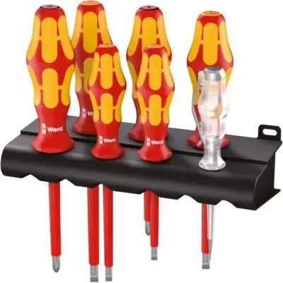 Cenová Bomba Sada šroubováků VDE S/PZ Kraftform 7 ks Wera 160i/165i/7