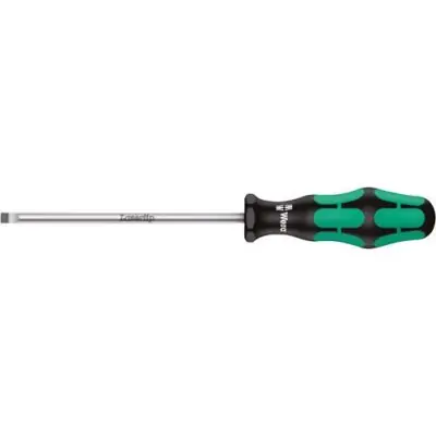 Plochý šroubovák s kulatou čepelí 5,5x1x125 mm Wera 335 1,0x 5,5x125 Bezpečná Platba